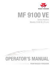 MASSEY FERGUSON MF 9100 VE Operator's Manual