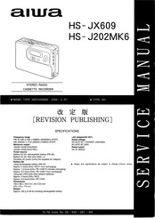 Aiwa HS-JX609 Service Manual