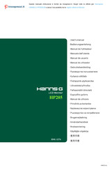 Hanns.G HP205DJB User Manual