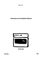 Electrolux EOB 946 Instruction And Installation Manual