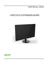 Acer SA270 Lifecycle Extension Manual