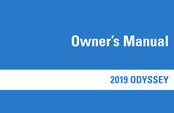Honda Odyssey 2019 Owner's Manual