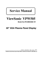 ViewSonic NextVision VPW505 Service Manual