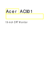 Acer AC901 Manual