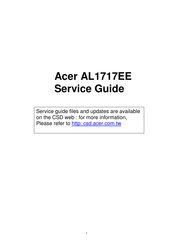 Acer AL1717EE Service Manual