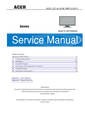 Acer MA15WAANU Service Manual