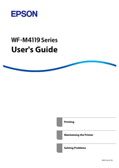 Epson WF-M4119 Series User Manual