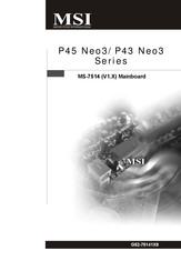 MSI P43 Neo3 Series Manual