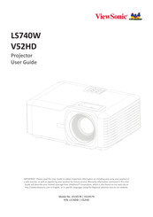 ViewSonic V52HD User Manual
