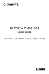 Gigabyte AORUS FO32U2 User Manual