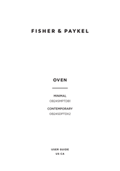 Fisher & Paykel OB24SMPTDB1 User Manual