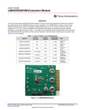 Texas Instruments LM63615CQDRRRQ1 User Manual