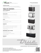 True TD-50-18-S Installation Manual