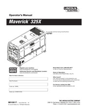 Lincoln Electric Maverick 325X Operator's Manual