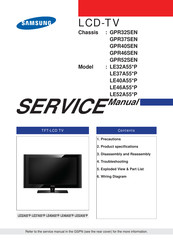 Samsung LE32A55 P Series Service Manual