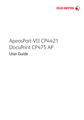 Fuji Xerox DocuPrint CP475 AP User Manual