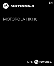Motorola HK110 User Manual
