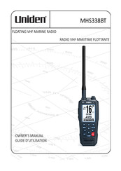 Uniden MHS338BT Owner's Manual