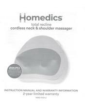 HoMedics NMS-705HJ Instruction Manual And  Warranty Information
