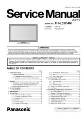 Panasonic TH-L32C4M Service Manual
