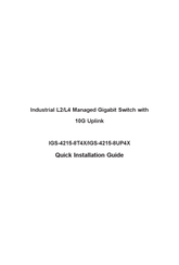 Planet IGS-4215-8T4X Quick Installation Manual