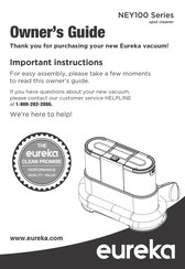 Eureka NEY100 Series Owner's Manual