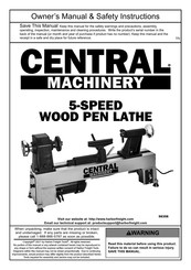 Central Machinery 58358 Owner's Manual & Safety Instructions