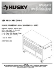 Husky HOTC5209BJ1M Use And Care Manual