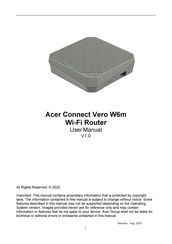 Acer Connect Vero W6m User Manual
