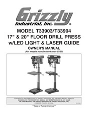Grizzly T33903 Owner's Manual