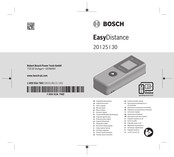 Bosch EasyDistance 30 Original Instructions Manual