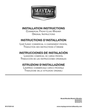 Maytag MHN30PD Installation Instructions Manual