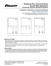 Follett 25CI425A/W Installation, Operation And Service Manual