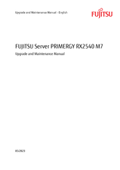 Fujitsu PRIMERGY RX2540 M7 Upgrade And Maintenance Manual