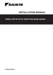 Daikin EKHBX016BB3V3S Installation Manual