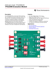 Texas Instruments TPS22996 User Manual