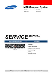 Samsung MX-F870 Service Manual