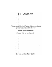 HP 3720A Service Manual