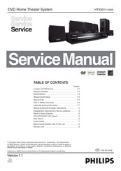 Philips HTS3011/12 Service Manual