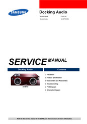 Samsung DA-E750/EN Service Manual