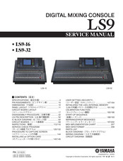 Yamaha LS9-16 Service Manual