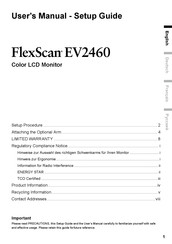Eizo FlexScan EV2460 User Manual