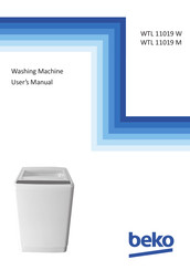 Beko WTL 11019 W User Manual