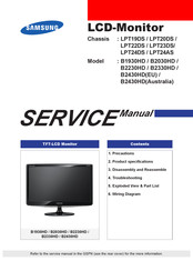 Samsung B2430HD Australia Service Manual