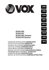 Vox BTG6J72W Operating Instructions Manual