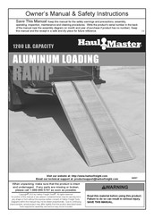 HAUL MASTER 94057 Owner's Manual & Safety Instructions