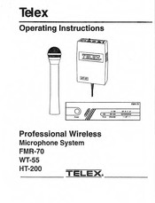 Telex FMR-70 Operating Instructions Manual