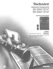Technics SD-S937 Operating Instructions Manual