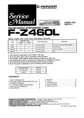 Pioneer F-Z460 Service Manual