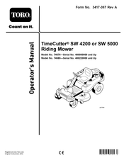 Toro TimeCutter SW 5000 Operator's Manual